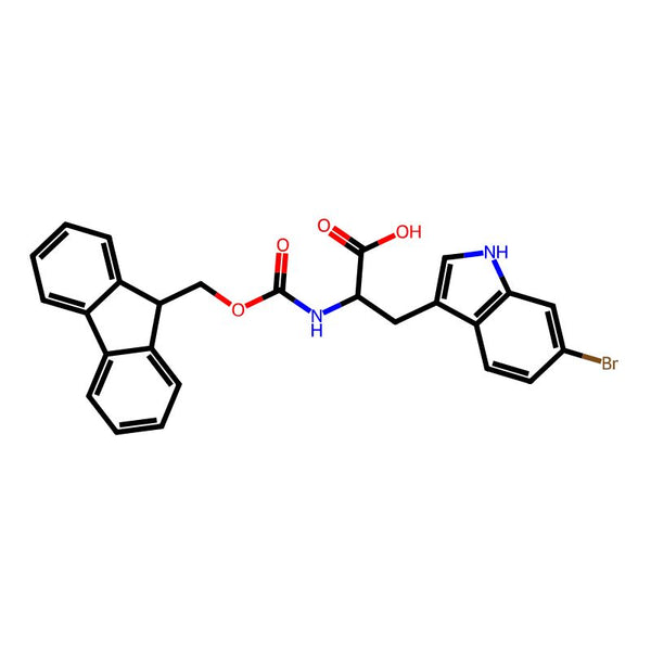 2-((((9H-fluoren-9-yl)methoxy)carbonyl)amino)-3-(6-bromo-1H-indol-3-yl)propanoic acid|CS-0331145|753504-16-4