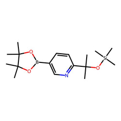 5-(4,4,5,5-Tetramethyl-1,3,2-dioxaborolan-2-yl)-2-(2-((trimethylsilyl)oxy)propan-2-yl)pyridine|CS-W019249|1228014-10-5