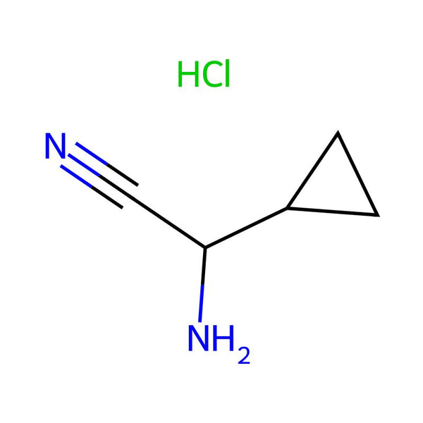 2-Amino-2-cyclopropylacetonitrile hydrochloride|CS-0056048|381241-00-5
