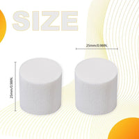 Narrow Vials Closures，Material：Densest Sponge, Autoclavable, Size：25*25mm，|51-0515
