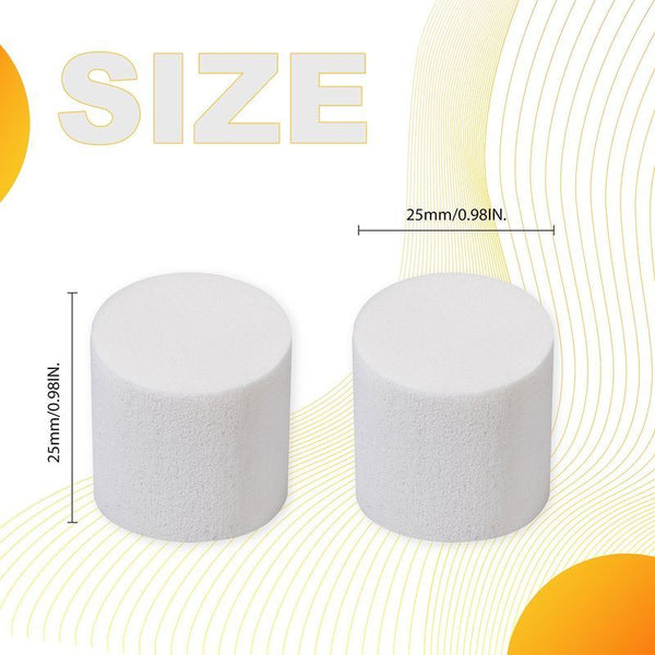 Narrow Vials Closures，Material：Densest Sponge, Autoclavable, Size：25*25mm，|51-0515