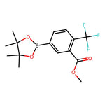 Methyl 5-(4,4,5,5-tetramethyl-1,3,2-dioxaborolan-2-yl)-2-(trifluoromethyl)benzoate|CS-0613119|1671078-38-8