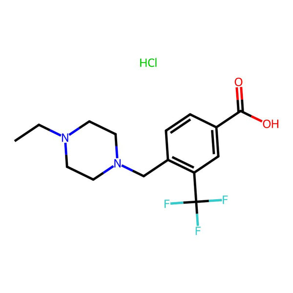 4-((4-Ethylpiperazin-1-yl)methyl)-3-(trifluoromethyl)benzoic acid hydrochloride|CS-0089176|887399-47-5