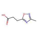 3-(3-Methyl-1,2,4-oxadiazol-5-yl)propanoic acid|CS-0215667|321392-79-4