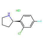 (R)-2-(2-Chloro-4-fluorophenyl)pyrrolidine hydrochloride|CS-0438336|1381929-04-9