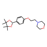 4-(2-(4-(4,4,5,5-Tetramethyl-1,3,2-dioxaborolan-2-yl)phenoxy)ethyl)morpholine|CS-0174563|690636-28-3