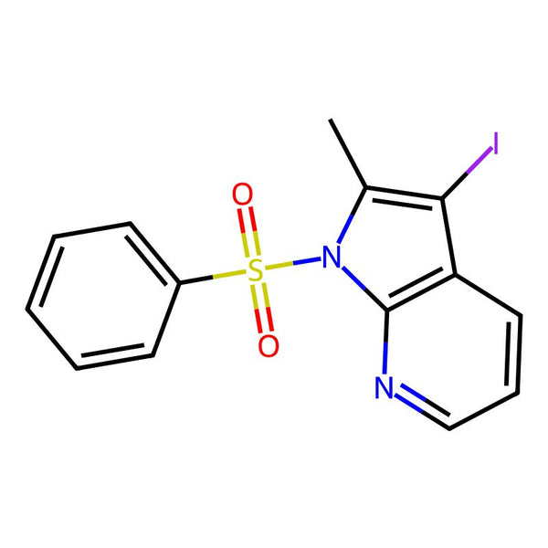 3-Iodo-2-methyl-1-(phenylsulfonyl)-7-azaindole|CS-B0582|943324-07-0