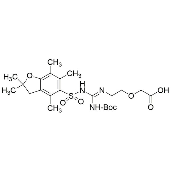 [2-(N'-Boc-N-Pbf-amidino)ethoxy]acetic acid|37069|1263049-05-3