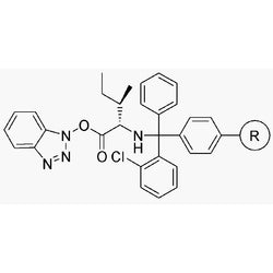 N-(2-Chlorotrityl resin)-L-isoleucine benzotriazolyl ester|04825