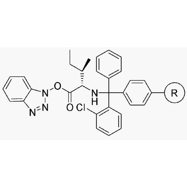 N-(2-Chlorotrityl resin)-L-isoleucine benzotriazolyl ester|04825