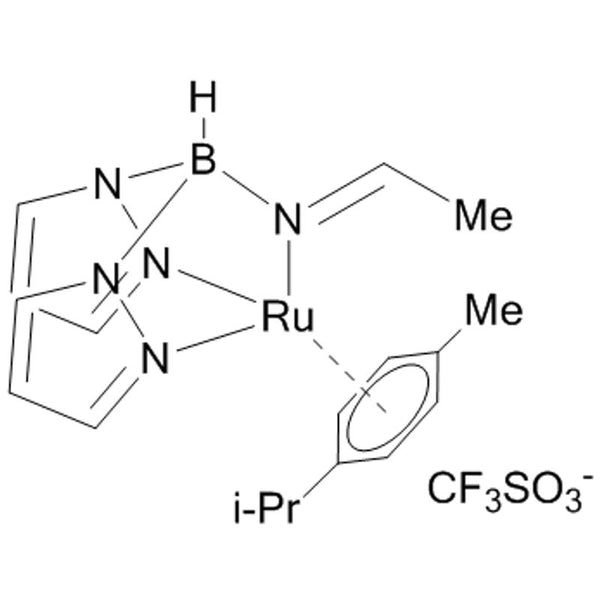 [Bis(pyrazol-1-yl)(acetimino)hydridoborato](p-cymene)ruthenium(II) trifluoromethanesulfonate|44-0355|1607436-49-6