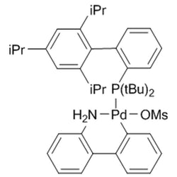 Methanesulfonato(2-di-t-butylphosphino-2',4',6'-tri-i-propyl-1,1'-biphenyl)(2'-amino-1,1'-biphenyl-2-yl)palladium(II), min. 98% [t-BuXPhos Palladacycle Gen. 3]|46-0323|1447963-75-8