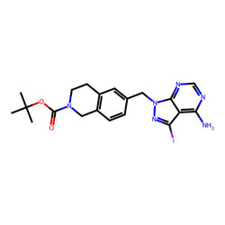 Tert-butyl 6-((4-amino-3-iodo-1H-pyrazolo[3,4-d]pyrimidin-1-yl)methyl)-3,4-dihydroisoquinoline-2(1H)-carboxylate|CS-0179667|2250061-21-1