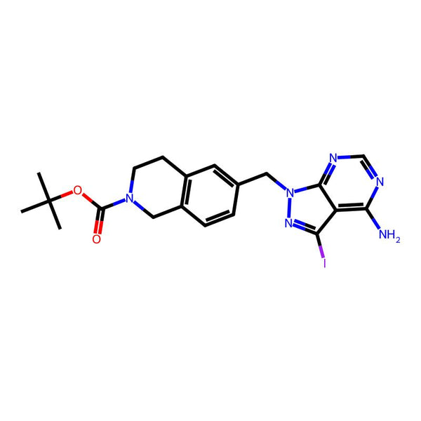 Tert-butyl 6-((4-amino-3-iodo-1H-pyrazolo[3,4-d]pyrimidin-1-yl)methyl)-3,4-dihydroisoquinoline-2(1H)-carboxylate|CS-0179667|2250061-21-1
