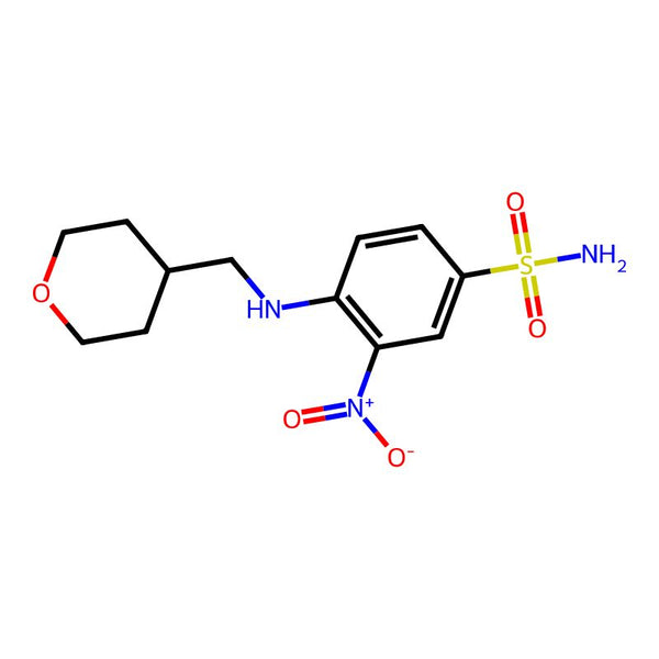 3-Nitro-4-[[(tetrahydro-2H-pyran-4-yl)methyl]amino]benzenesulfonamide|CS-0010860|1228779-96-1