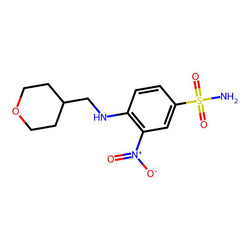 3-Nitro-4-(((tetrahyydro-2H-pyran-4-yl)methyl)amino)benzenesulfonamide, 98%|1941570|1228779-96-1