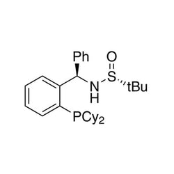 [S(R)]-N-[(R)-[2-(Dicyclohexylphosphino)phenyl]phenylmethyl]-2-methyl-2-propanesulfinamide, 95%|15-8426