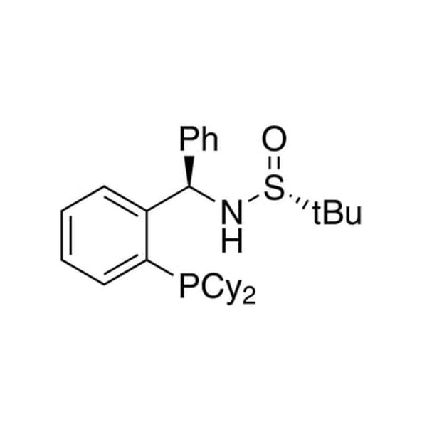 [S(R)]-N-[(R)-[2-(Dicyclohexylphosphino)phenyl]phenylmethyl]-2-methyl-2-propanesulfinamide, 95%|15-8426