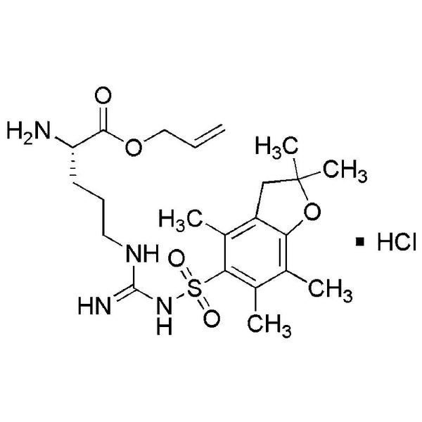 Nw-(2,2,4,6,7-Pentamethyldihydrobenzofuran-5-sulfonyl)-L-arginine allyl ester hydrochloride|05854|257288-23-6