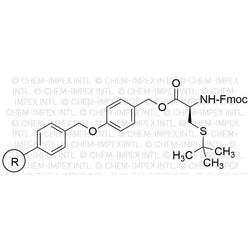 Fmoc-S-tert-butyl-L-cysteine 4-alkoxybenzyl alcohol resin|04180
