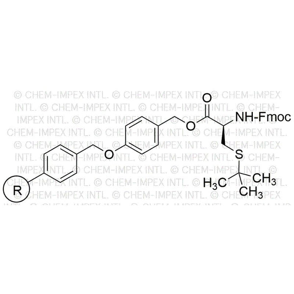 Fmoc-S-tert-butyl-L-cysteine 4-alkoxybenzyl alcohol resin|04180