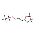 (E)-tert-Butyldimethyl((3-(4,4,5,5-tetramethyl-1,3,2-dioxaborolan-2-yl)allyl)oxy)silane|CS-0154945|114653-19-9