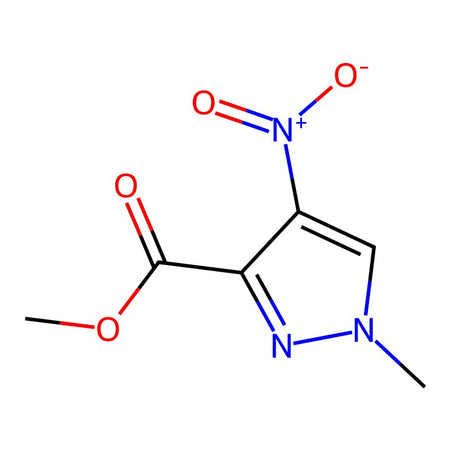Methyl 1-methyl-4-nitro-1H-pyrazole-3-carboxylate, 98%|956680|400877-57-8