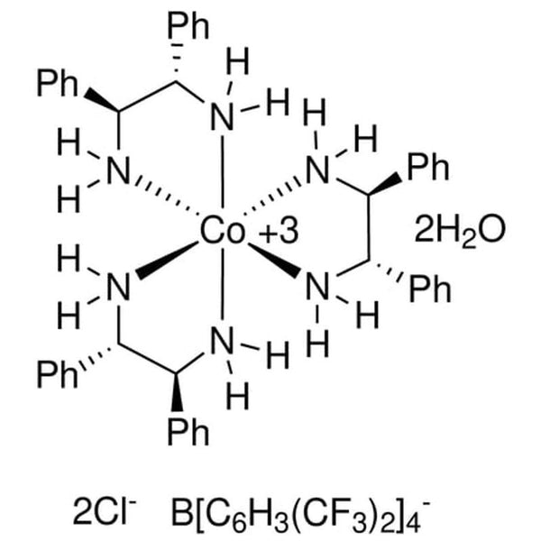 lambda-Tris[(1S,2S)-1,2-diphenyl-1,2-ethanediamine]cobalt(III) chloride tetrakis[3,5-bis(trifluoromethyl)phenyl]borate dihydrate SKJ-1|27-4010|1542135-29-4