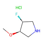 (3S,4R)-3-Fluoro-4-methoxypyrrolidine hydrochloride|CS-0628353|2306253-19-8