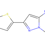 1-Methyl-3-(2-thienyl)-1H-pyrazol-5-amine|CS-0206164|118430-78-7