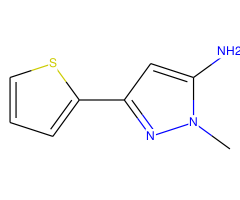 1-Methyl-3-(2-thienyl)-1H-pyrazol-5-amine|CS-0206164|118430-78-7