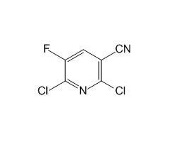 3-Cyano-2,6-dichloro-5-fluoropyridine, 95%|602644|82671-02-1