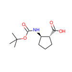 (1R,2R)-2-((tert-Butoxycarbonyl)amino)cyclopentanecarboxylic acid|CS-0356790|245115-25-7