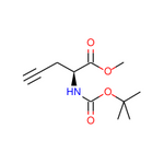 Methyl (S)-2-((tert-butoxycarbonyl)amino)pent-4-ynoate|CS-0137050|71460-02-1