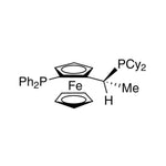(R)-(-)-1-[(S)-2-(Diphenylphosphino)ferrocenyl]ethyldicyclohexylphosphine ethanol adduct, min. 97% (R)-(S)-JOSIPHOS|26-1210|155806-35-2