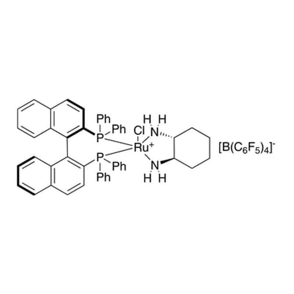 Chloro[(R)-2,2'-bis(diphenylphosphino)-1,1'-binaphthyl][(1R,2R)-cyclohexane-1,2-diamine]ruthenium(II) tetrakis(pentafluorophenyl)borate, min. 97%|44-6054|1150112-55-2