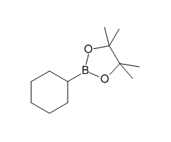 2-Cyclohexyl-4,4,5,5-tetramethyl-1,3,2-dioxaborolane, 97%|610544|87100-15-0