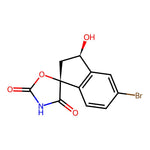 (1R,3R)-5-Bromo-3-hydroxy-2,3-dihydrospiro[indene-1,5'-oxazolidine]-2',4'-dione|CS-0103640|1889291-54-6