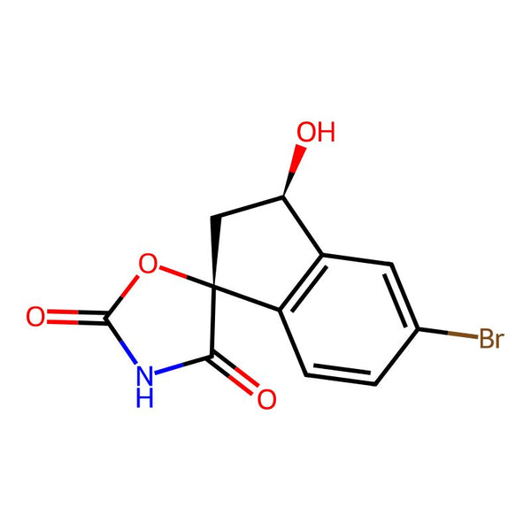 (1R,3R)-5-Bromo-3-hydroxy-2,3-dihydrospiro[indene-1,5'-oxazolidine]-2',4'-dione|CS-0103640|1889291-54-6