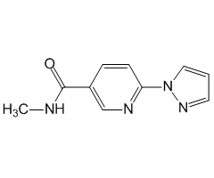 N-Methyl-6-(1H-pyrazol-1-yl)nicotinamide, 97%|215643|321533-79-3