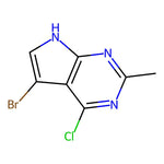 5-Bromo-4-chloro-2-methyl-7H-pyrrolo[2,3-d]pyrimidine|CS-0050591|1111237-76-3