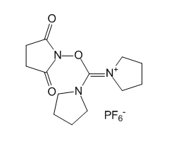 Dipyrrolidino(N-succinimidyloxy)carbenium hexafluorophosphate, 98%|615769|207683-26-9