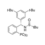 [S(R)]-N-[(S)-3,5-Bis(dimethylethyl)phenyl][2-(dicyclohexylphosphanyl)phenyl]-2-methyl-2-propanesulfinamide, 95%|15-8462