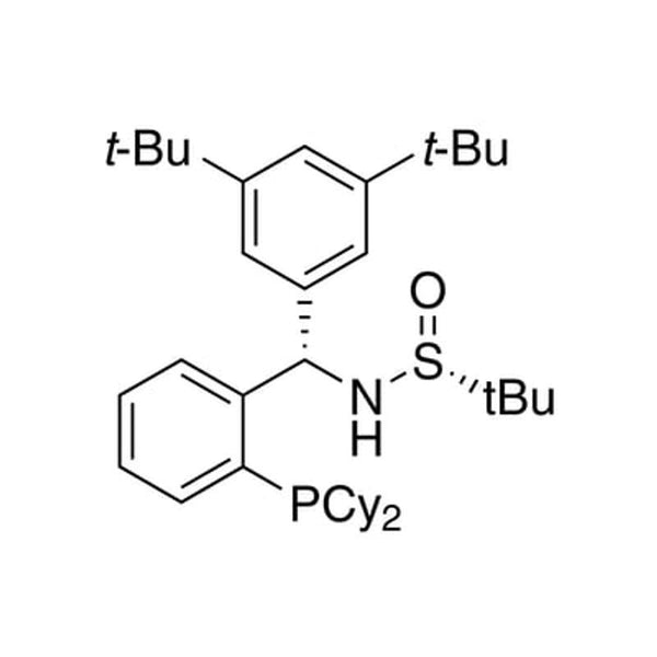 [S(R)]-N-[(S)-3,5-Bis(dimethylethyl)phenyl][2-(dicyclohexylphosphanyl)phenyl]-2-methyl-2-propanesulfinamide, 95%|15-8462