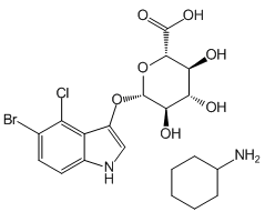 5-Bromo-4-chloro-3-indolyl-β-D-glucuronide cyclohexylammonium salt, 98%|618703|114162-64-0