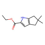 Ethyl 5,5-dimethyl-1H,4H,5H,6H-cyclopenta[b]pyrrole-2-carboxylate|CS-0057963|1346674-20-1