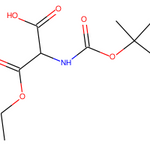 2-((tert-Butoxycarbonyl)amino)-3-ethoxy-3-oxopropanoic acid|CS-W021371|137401-45-7