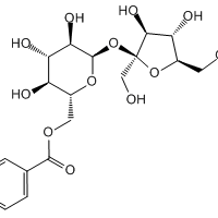 Benzoic acid compound with (2R,3R,4S,5S,6R)-2-(((2S,3S,4S,5R)-3,4-dihydroxy-2,5-bis(hydroxymethyl)tetrahydrofuran-2-yl)oxy)-6-(hydroxymethyl)tetrahydro-2H-pyran-3,4,5-triol (1:1)|CS-0941886|12738-64-6