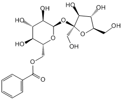 Benzoic acid compound with (2R,3R,4S,5S,6R)-2-(((2S,3S,4S,5R)-3,4-dihydroxy-2,5-bis(hydroxymethyl)tetrahydrofuran-2-yl)oxy)-6-(hydroxymethyl)tetrahydro-2H-pyran-3,4,5-triol (1:1)|CS-0941886|12738-64-6