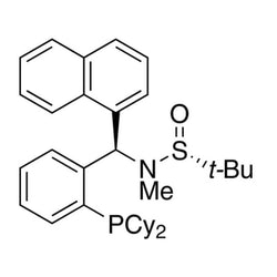 [S(R)]-N-[(R)-[2-(Dicyclohexylphosphino)phenyl]-1-naphthalenylmethyl]-N,2-dimethyl-2-propanesulfinamide, 95%|15-8836